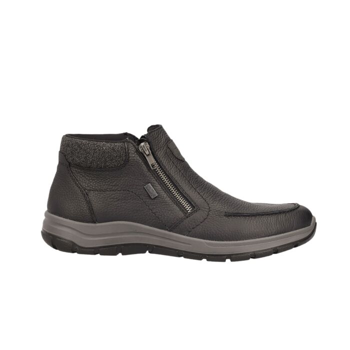 Rieker Kurzstiefel für Herren aus pflegeleichtem Glattleder schwarz Rieker Kurzstiefel für Herren aus pflegeleichtem Glattleder schwarz von Rieker