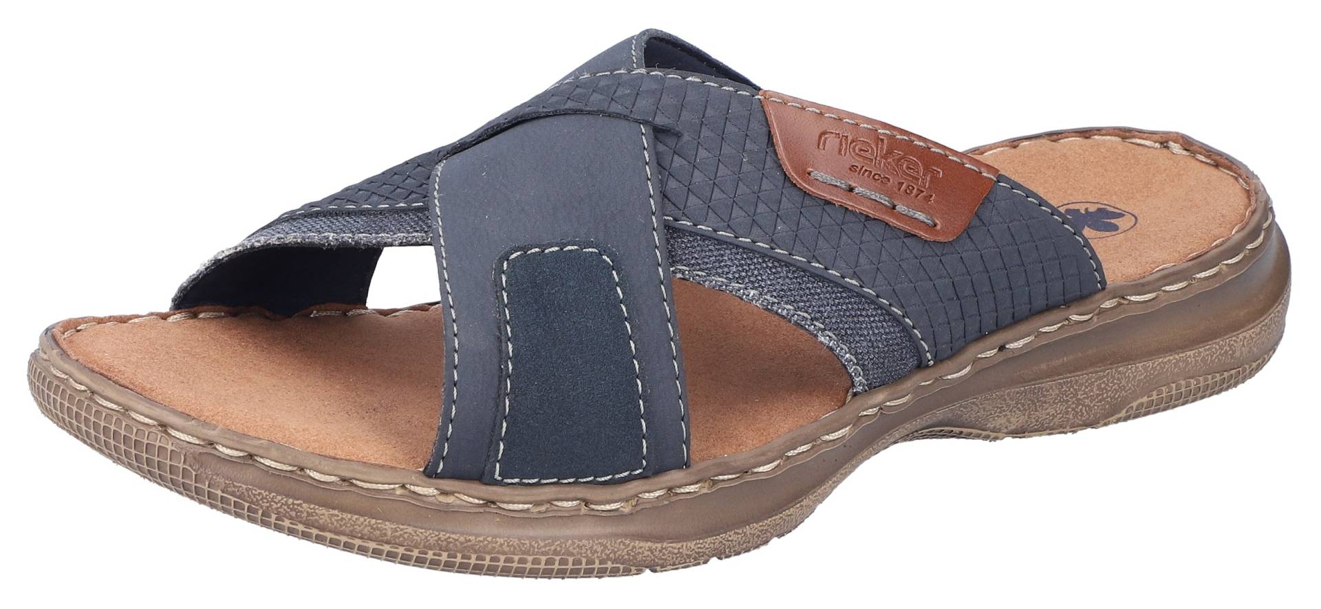 Rieker Pantolette, Sommerschuh, Schlappen, Poolslides mit weicher Innensohle Rieker Pantolette, Sommerschuh, Schlappen, Poolslides mit weicher Innensohle von Rieker