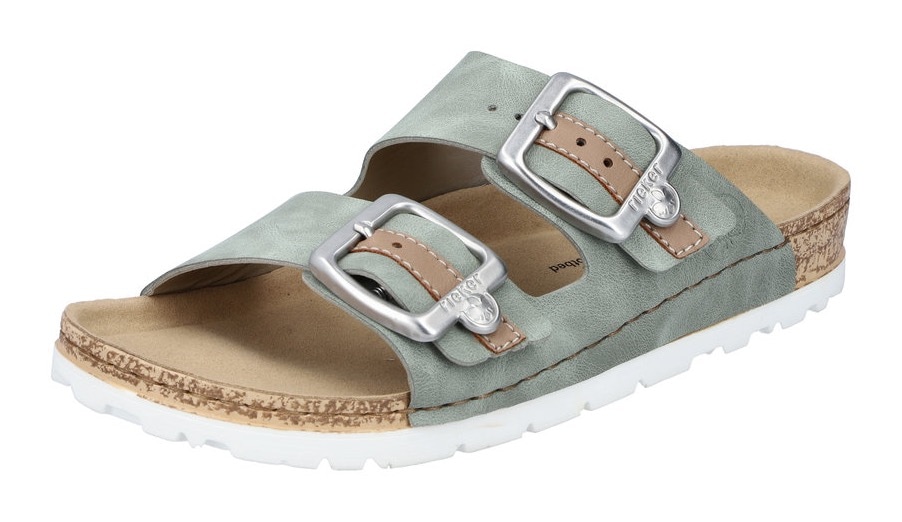 Rieker Pantolette, Sommerschuh, Schlappen mit verstellbaren Schnallen Rieker Pantolette, Sommerschuh, Schlappen mit verstellbaren Schnallen von Rieker