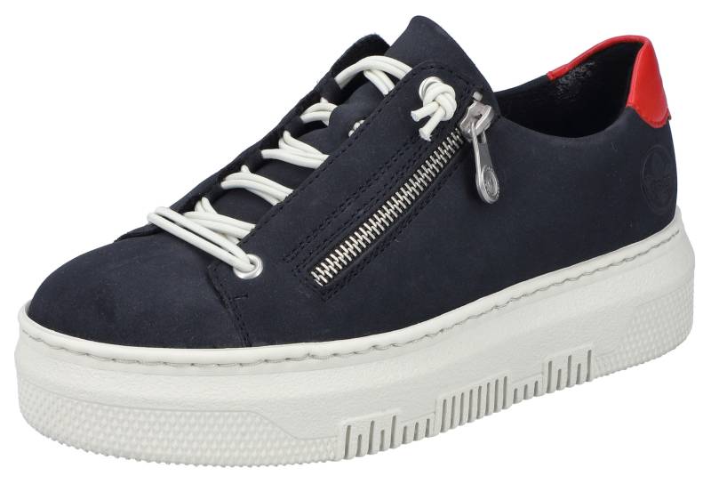 Rieker Plateausneaker, Sneaker, Slip-On Sneaker, Slipper mit weicher Leder-Innensohle von Rieker