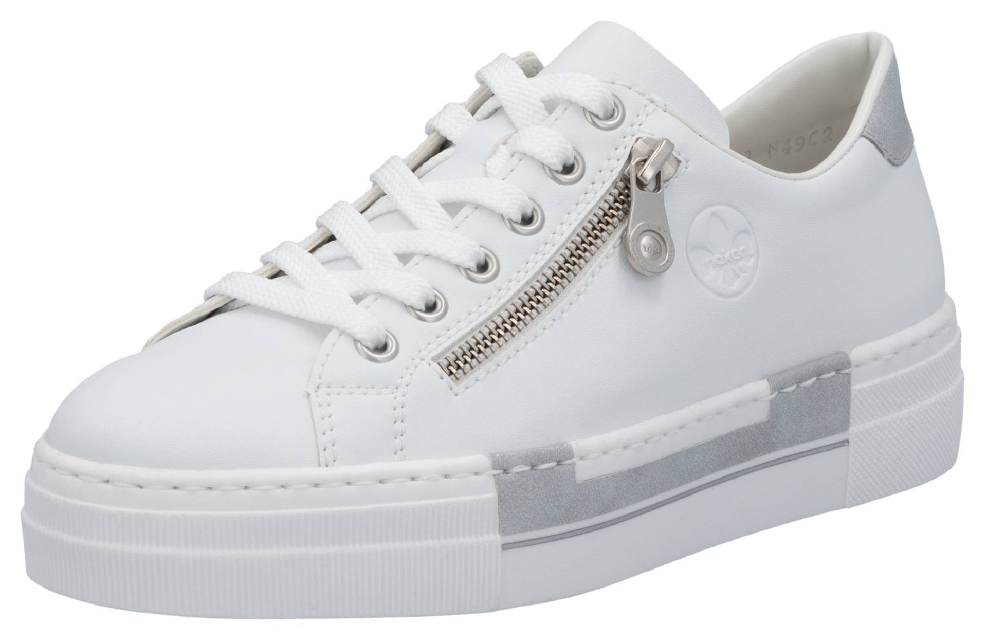 Rieker Plateausneaker, mit Zierreissverschluss seitlich, Freizeitschuh, Halbschuh, Schnürschuh Rieker Plateausneaker, mit Zierreissverschluss seitlich, Freizeitschuh, Halbschuh, Schnürschuh von Rieker