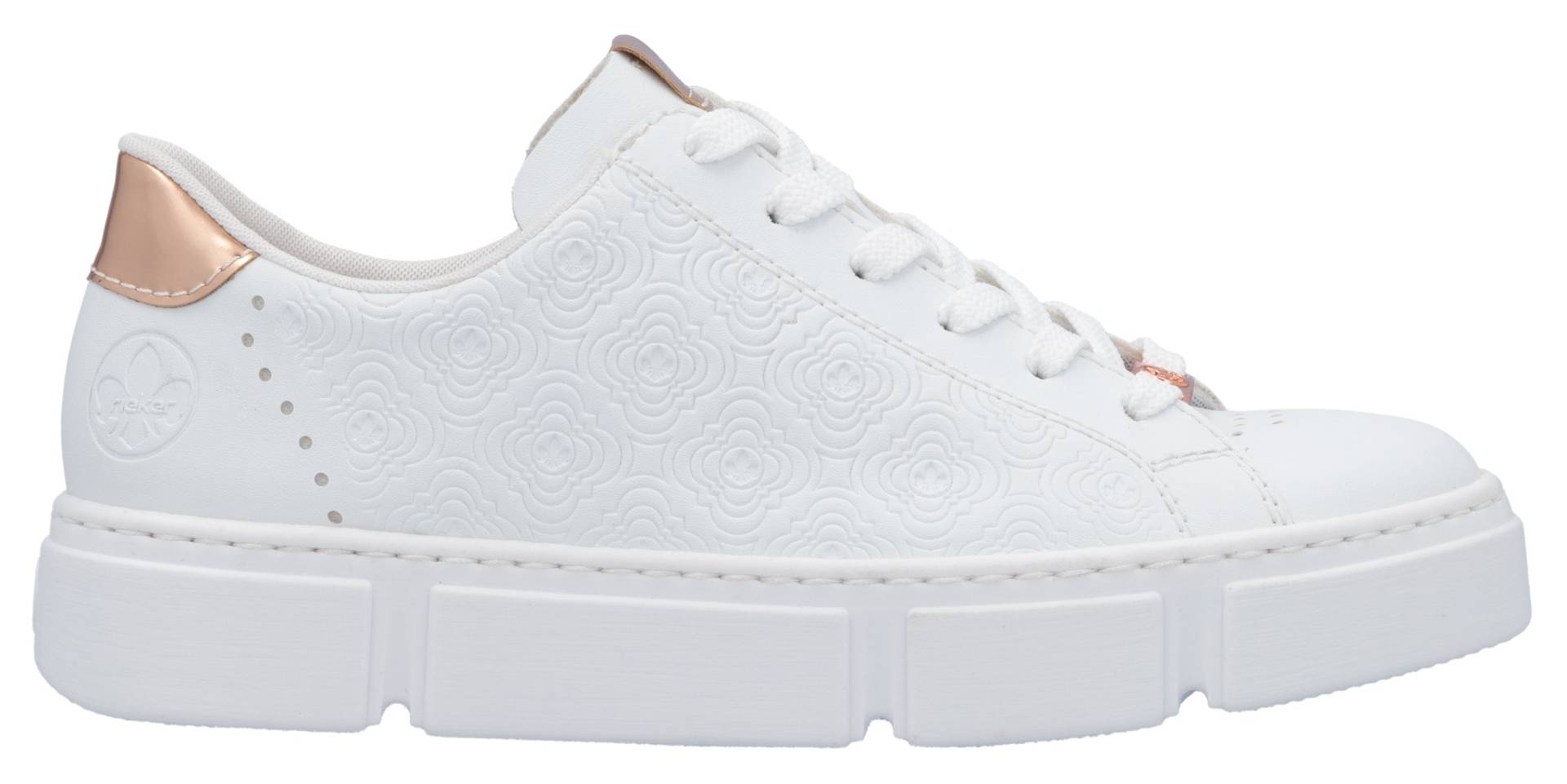 Rieker Plateausneaker, mit metallicfarbenen Akzenten, Freizeitschuh, Halbschuh, Schnürschuh Rieker Plateausneaker, mit metallicfarbenen Akzenten, Freizeitschuh, Halbschuh, Schnürschuh von Rieker