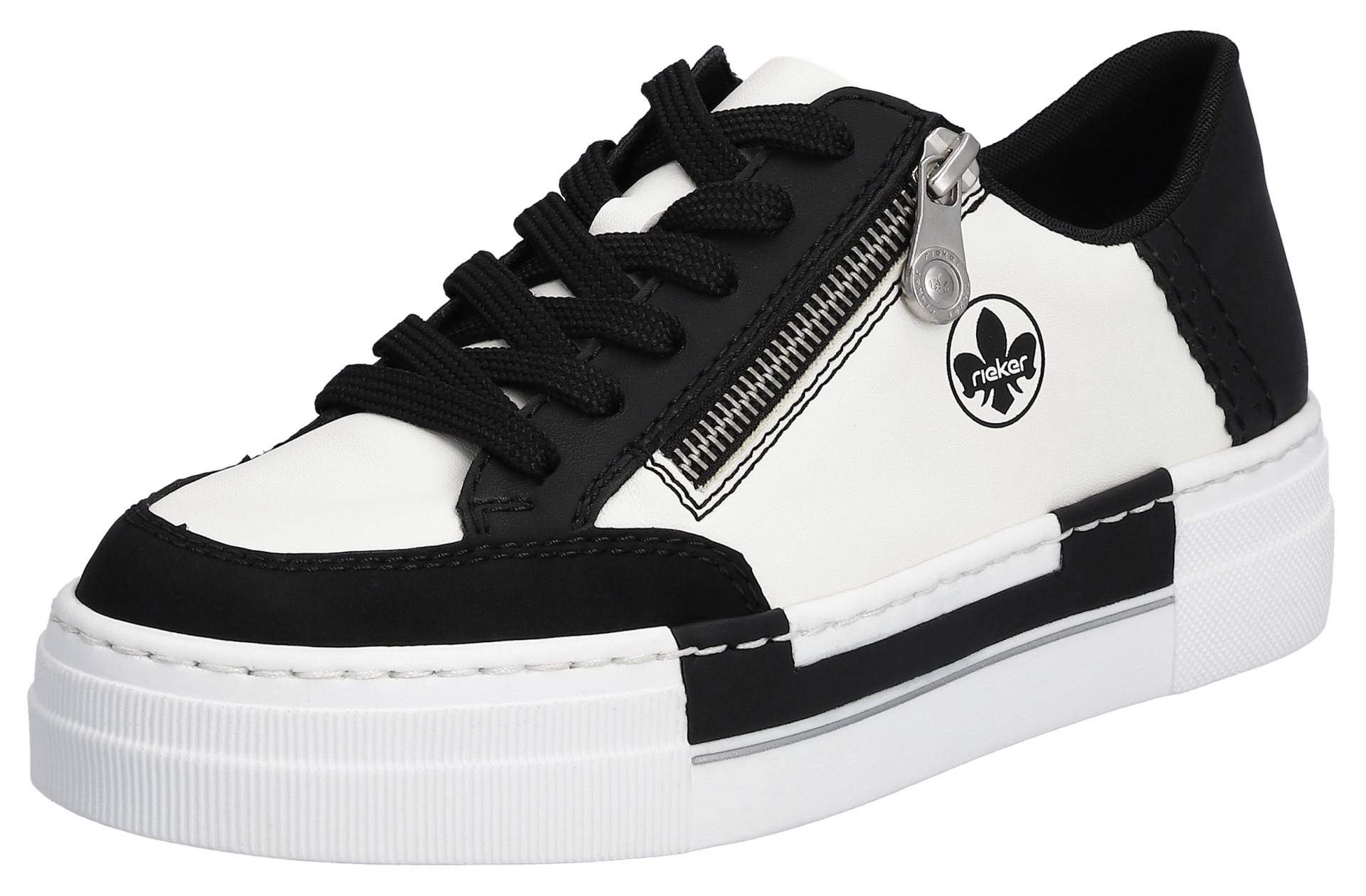 Rieker Plateausneaker, mit seitlichem Reissverschluss, Freizeitschuh, Halbschuh, Schnürschuh Rieker Plateausneaker, mit seitlichem Reissverschluss, Freizeitschuh, Halbschuh, Schnürschuh von Rieker