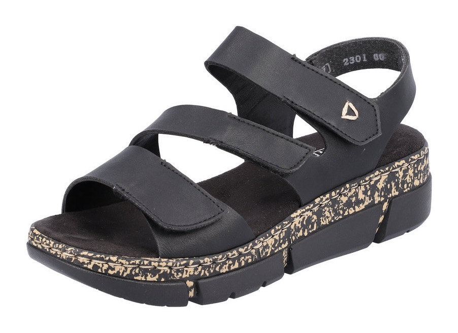 Rieker Riemchensandale, Sommerschuh, Sandalette, Keilabsatz, mit Klettverschlüssen Rieker Riemchensandale, Sommerschuh, Sandalette, Keilabsatz, mit Klettverschlüssen von Rieker