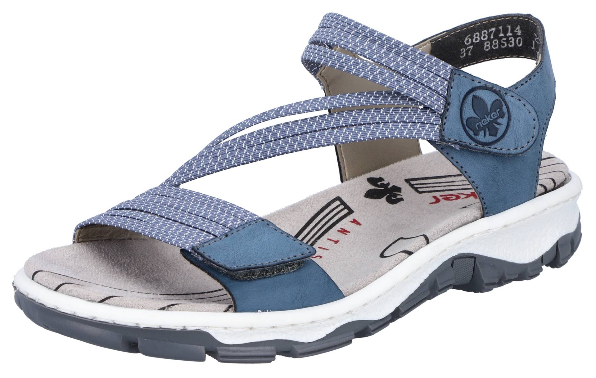 Rieker Riemchensandale, Sommerschuh, Sandalette, Klettschuh, im Sportslook von Rieker