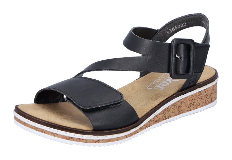 Rieker Riemchensandale, Sommerschuh, Sandalette, Keilabsatz, mit asymmetrischem Riemchen Rieker Riemchensandale, Sommerschuh, Sandalette, Keilabsatz, mit asymmetrischem Riemchen von Rieker