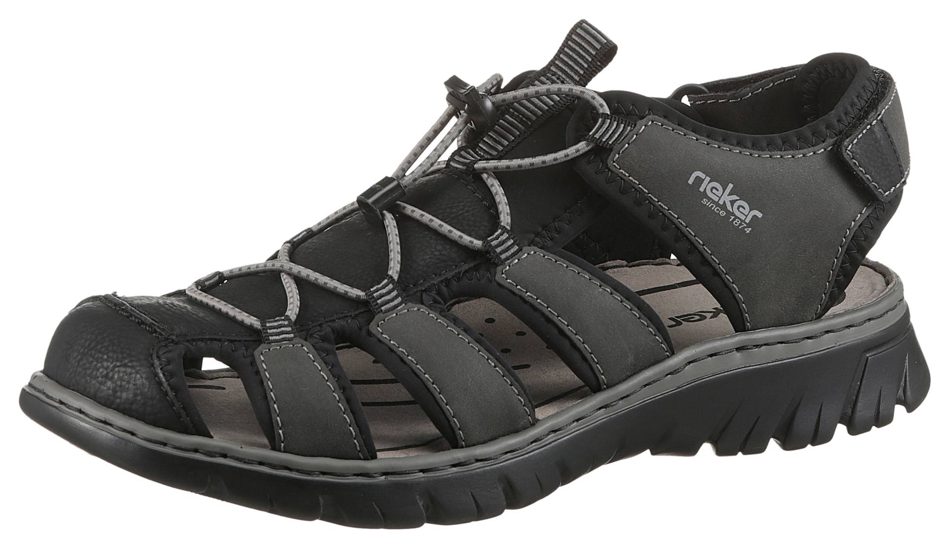 Rieker Sandale, Sommerschuh, Klettschuh, Freizeitsandale, Gummizug, Schellverschluss Rieker Sandale, Sommerschuh, Klettschuh, Freizeitsandale, Gummizug, Schellverschluss von Rieker