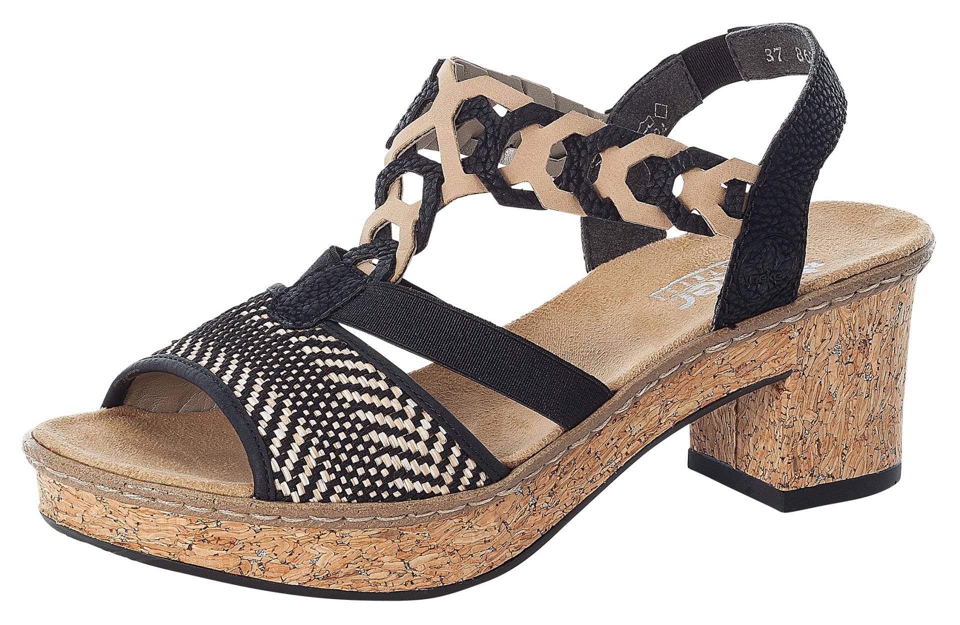 Rieker Sandalette, Sommerschuh, Sandale, Plateauabsatz, in elegantem Look Rieker Sandalette, Sommerschuh, Sandale, Plateauabsatz, in elegantem Look von Rieker