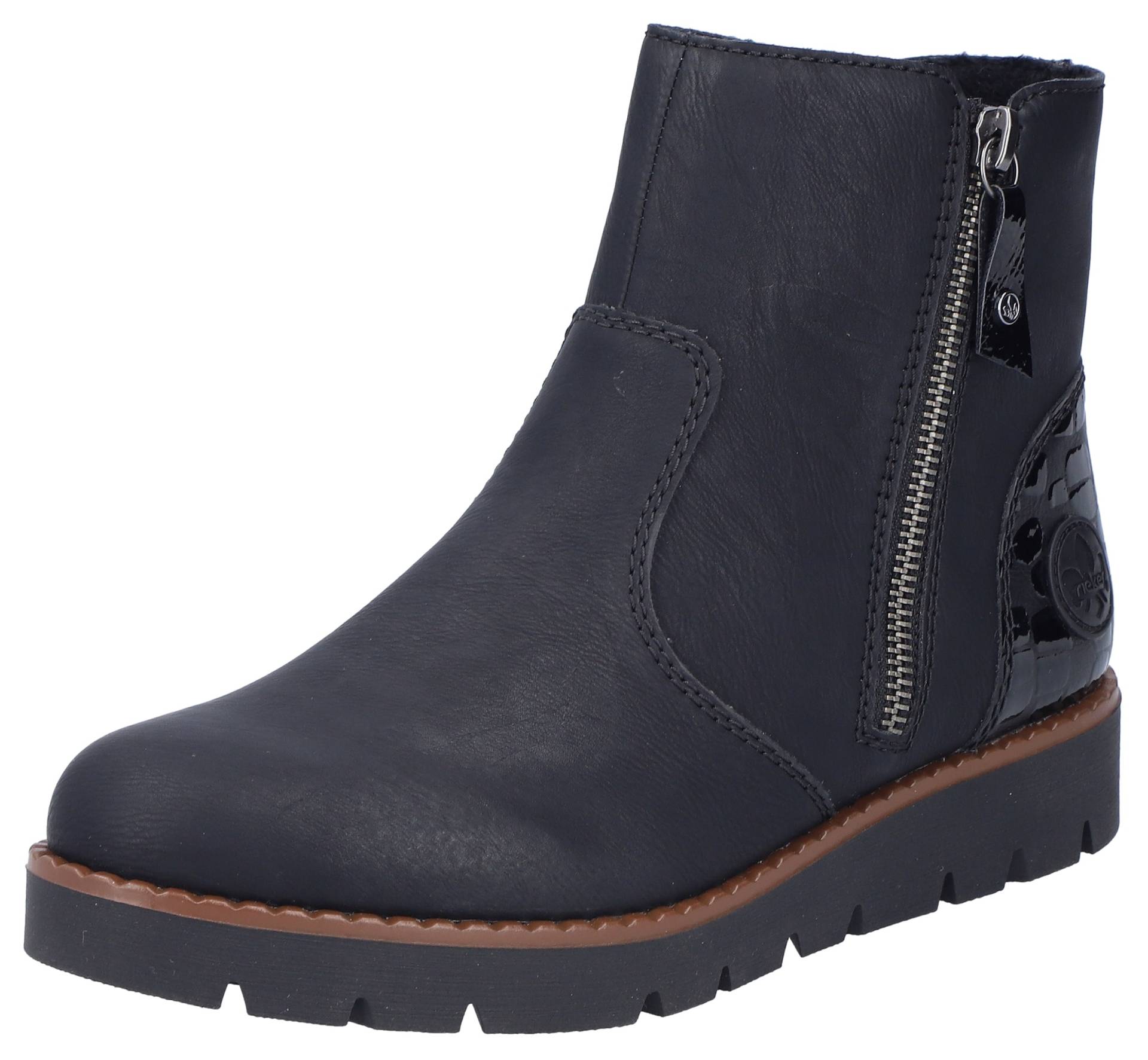 Rieker Schlupfboots, Stiefelette, Casual-Boots, mit Innenreissverschluss von Rieker