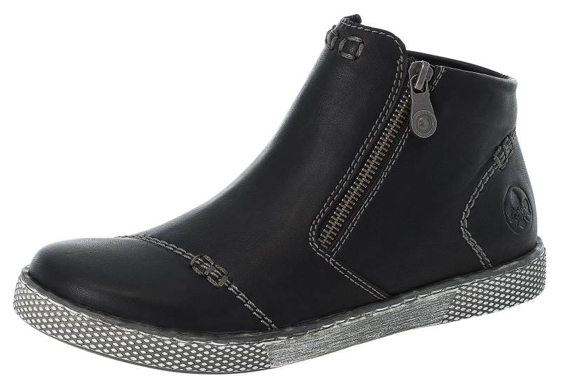 Rieker Schlupfboots, Stiefelette, Schlupfboots mit Reissverschluss von Rieker