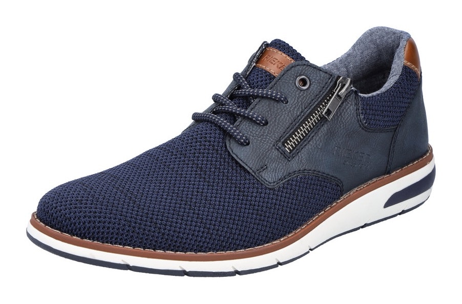 Rieker Schnürschuh, mit seitlichem Reissverschluss, Freizeitschuh, Halbschuh, Schnürschuh Rieker Schnürschuh, mit seitlichem Reissverschluss, Freizeitschuh, Halbschuh, Schnürschuh von Rieker