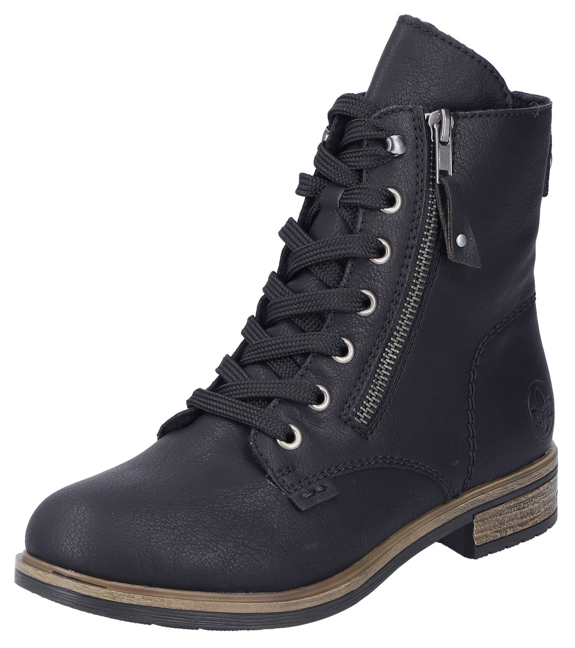 Rieker Schnürstiefelette, Schnürboots, Blockabsatz, in klassischer Form Rieker Schnürstiefelette, Schnürboots, Blockabsatz, in klassischer Form von Rieker