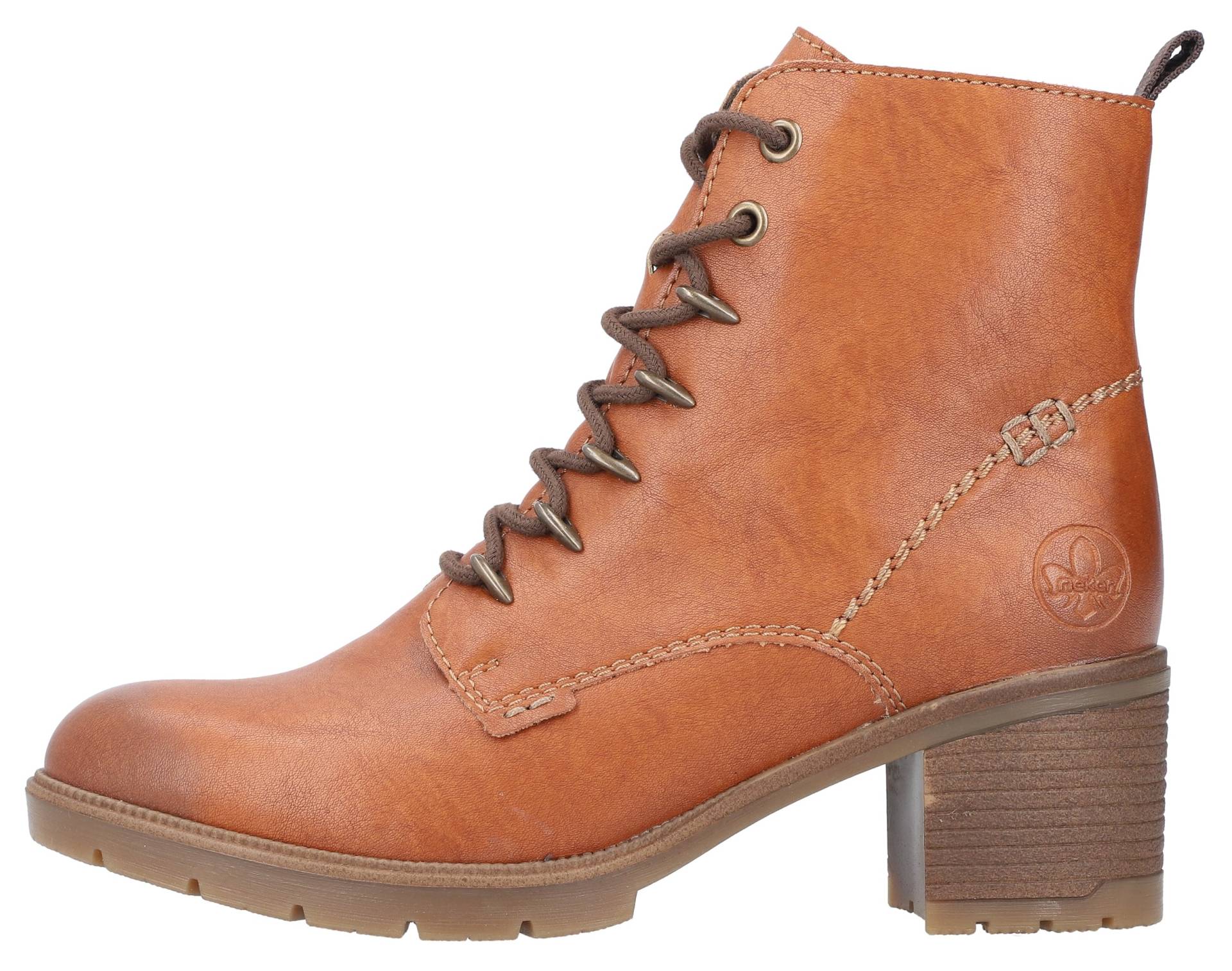 Rieker Schnürstiefelette, Schnürboots, Blockabsatz, mit Innenreissverschluss Rieker Schnürstiefelette, Schnürboots, Blockabsatz, mit Innenreissverschluss von Rieker