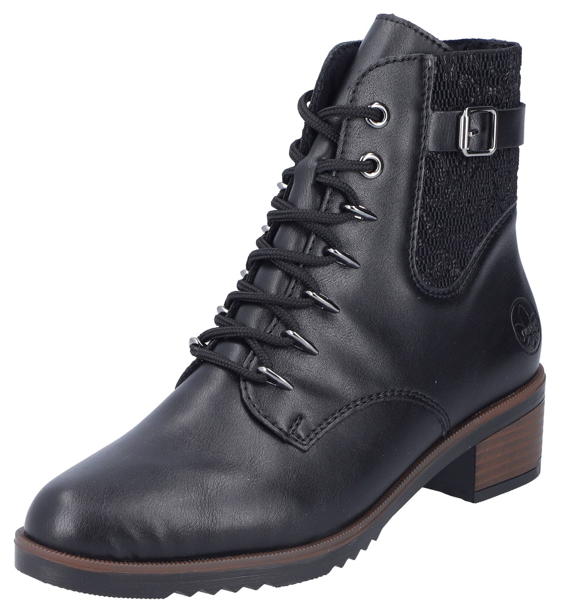 Rieker Schnürstiefelette, Schnürboots, Trachtenstiefelette, Blockabsatz, Innenreissverschluss Rieker Schnürstiefelette, Schnürboots, Trachtenstiefelette, Blockabsatz, Innenreissverschluss von Rieker