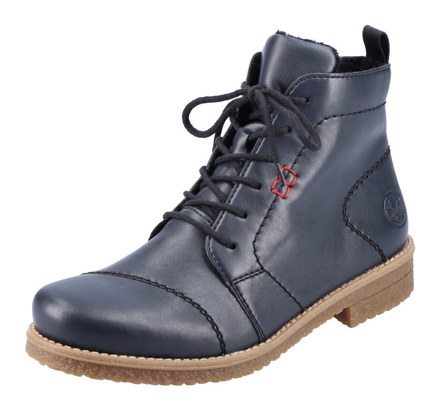 Rieker Schnürstiefelette, mit honigfarbener Laufsohle Rieker Schnürstiefelette, mit honigfarbener Laufsohle von Rieker