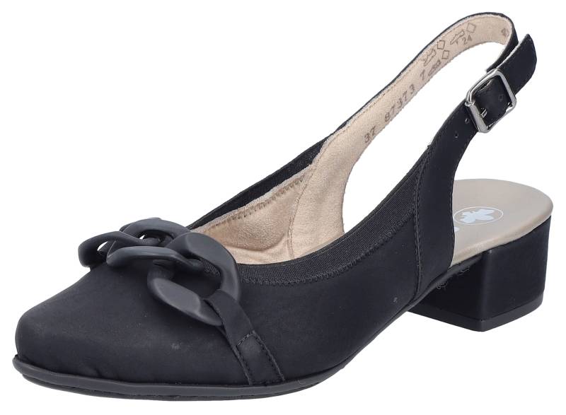 Rieker Slingpumps, Abendschuh, Sommerschuh, Blockabsatz, mit verstellbarem Riemchen von Rieker