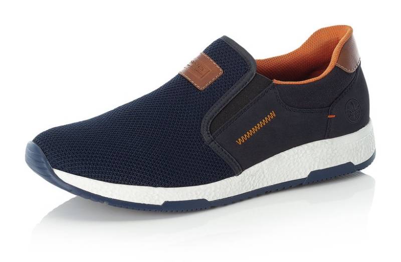 Rieker Slip-On Sneaker, Casual Slipper, Freizeitschuh, Schlupfschuh mit Kontrastnaht von Rieker