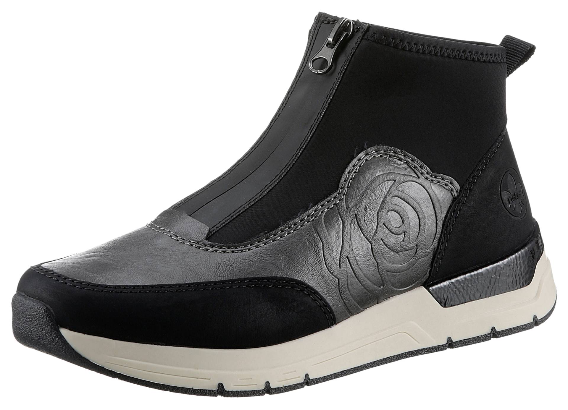 Rieker Slip-On Sneaker, Schlupfboots, Stiefelette, High top Sneaker in veganer Verarbeitung von Rieker