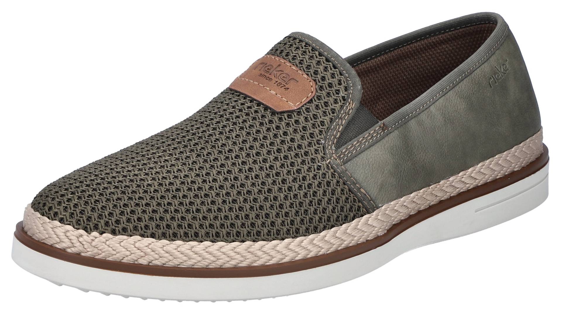 Rieker Slipper, Espadrilles, Sommerschuh, Schlupfschuh mit gepolsterter Innensohle Rieker Slipper, Espadrilles, Sommerschuh, Schlupfschuh mit gepolsterter Innensohle von Rieker