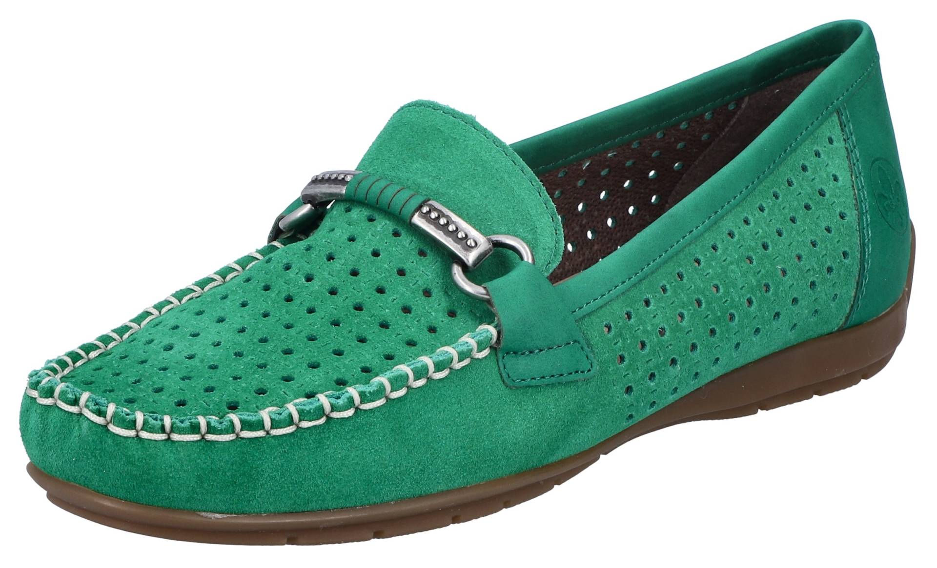 Rieker Slipper, Mokassin, Loafer, Sommerschuh mit Zier-Naht Rieker Slipper, Mokassin, Loafer, Sommerschuh mit Zier-Naht von Rieker