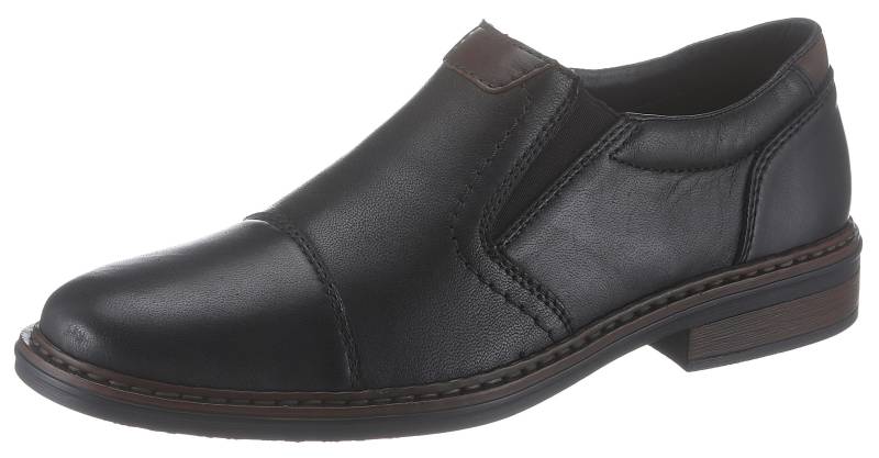 Rieker Slipper, Anzugschuh, Business Schuh, Schlupfschuh mit stylischer Quernaht von Rieker