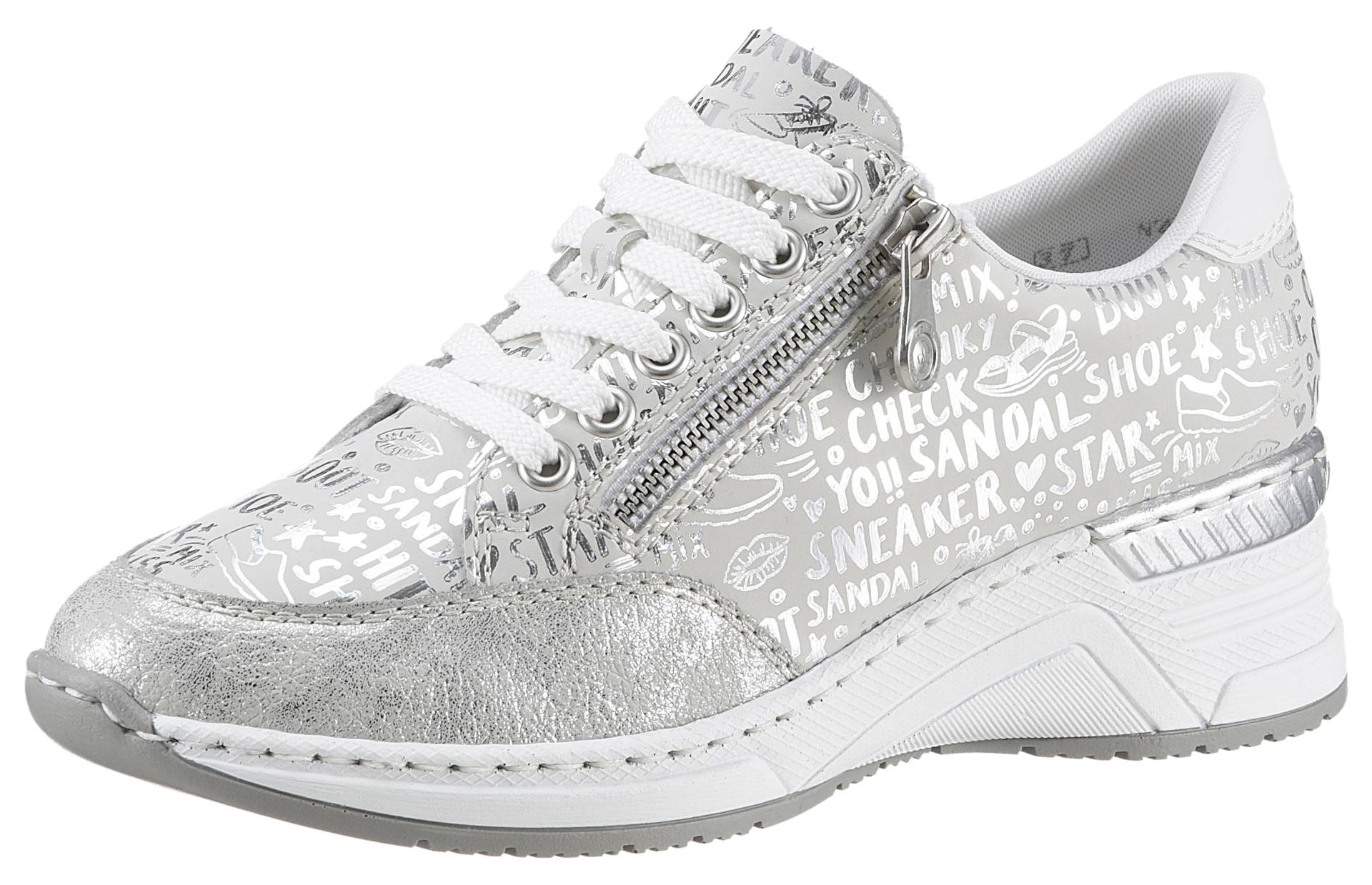 Rieker Sneaker, mit Lettern bedruckt, Freizeitschuh, Halbschuh, Schnürschuh Rieker Sneaker, mit Lettern bedruckt, Freizeitschuh, Halbschuh, Schnürschuh von Rieker