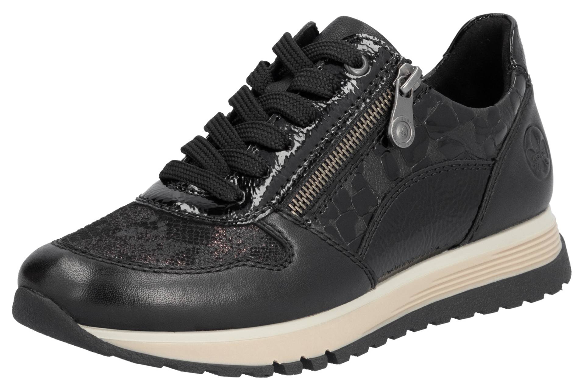 Rieker Sneaker, Freizeitschuh, Halbschuh, Schnürschuh mit Aussen-Reissverschluss Rieker Sneaker, Freizeitschuh, Halbschuh, Schnürschuh mit Aussen-Reissverschluss von Rieker