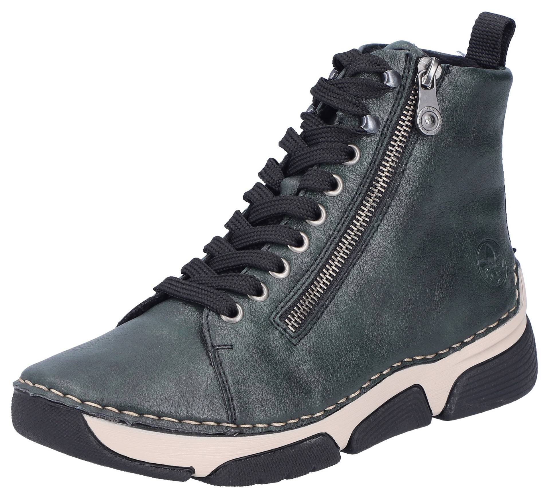 Rieker Sneaker, Freizeitschuh, Halbschuh, Schnürschuh mit Kontraststeppung Rieker Sneaker, Freizeitschuh, Halbschuh, Schnürschuh mit Kontraststeppung von Rieker