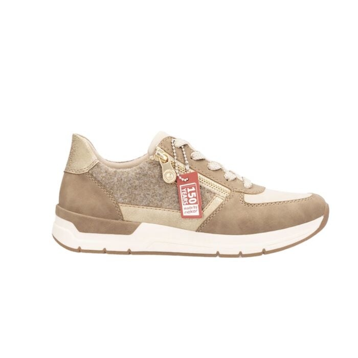 Rieker Sneaker für Damen aus Softmaterial, beige von Rieker