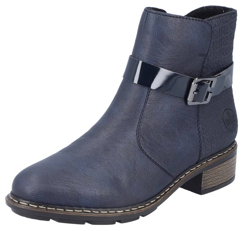 Rieker Stiefelette, mit Zierriemchen aus Lackmaterial von Rieker