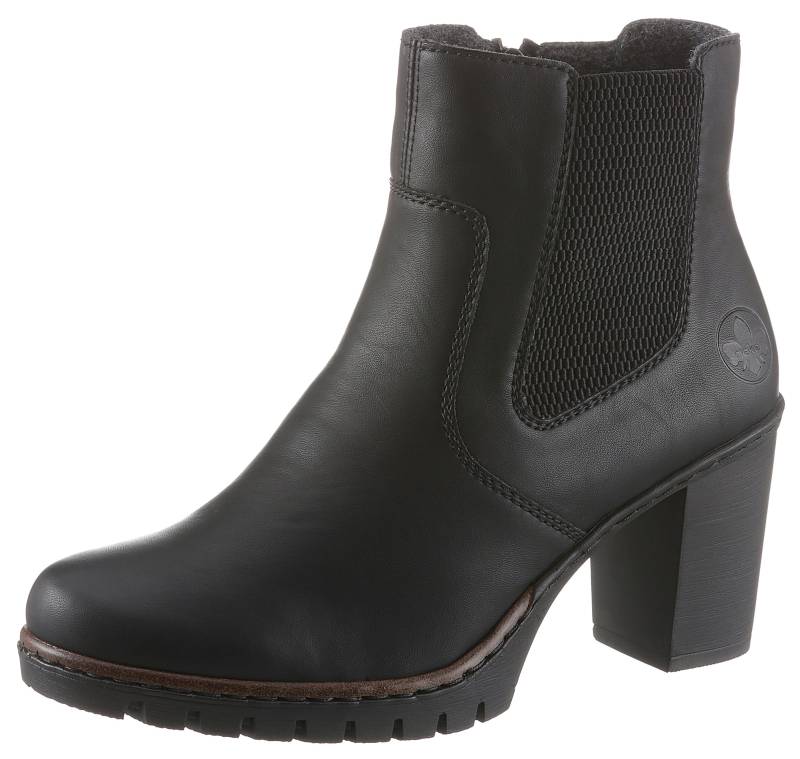 Rieker Stiefelette, Boots, Chelsea-Stiefelette, Blockabsatz, in elegantem Look von Rieker