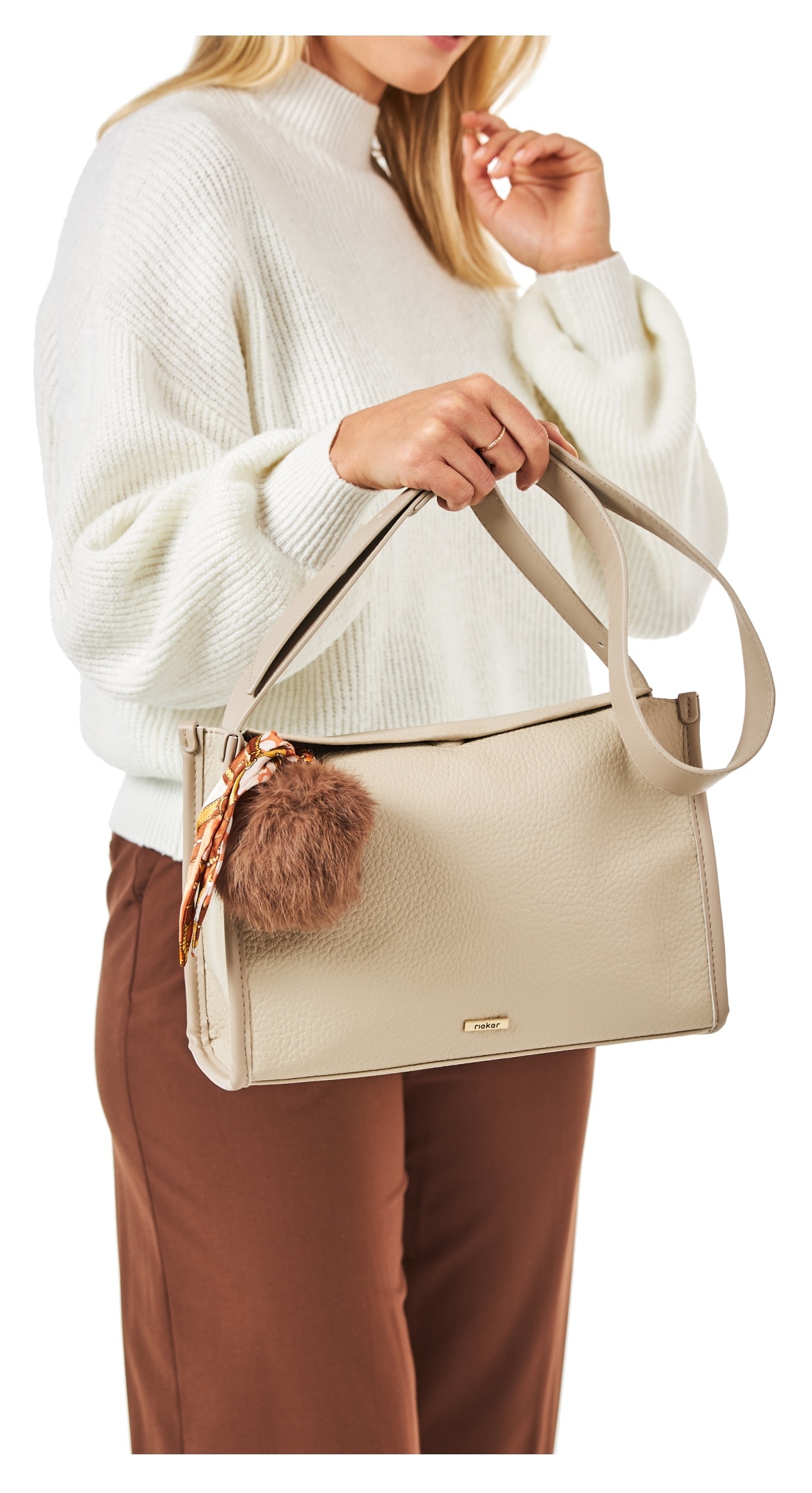Rieker Umhängetasche »Marmor«, Schultertasche Damen Tasche mit viel Stauraum Rieker Umhängetasche »Marmor«, Schultertasche Damen Tasche mit viel Stauraum von Rieker