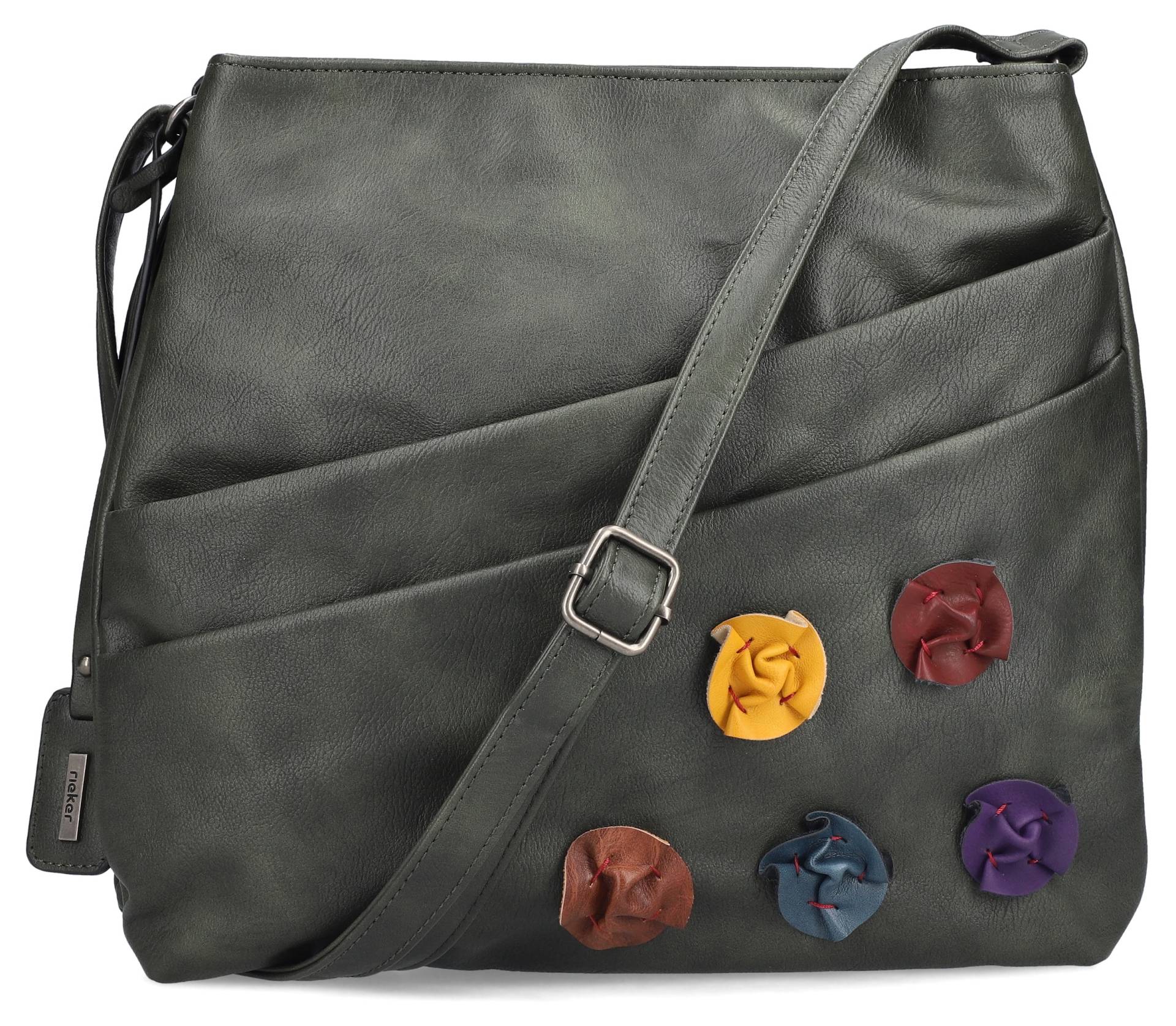 Rieker Umhängetasche »Montenegro«, Schultertasche Damen Tasche mit dekorativen Aufnähern Rieker Umhängetasche »Montenegro«, Schultertasche Damen Tasche mit dekorativen Aufnähern von Rieker