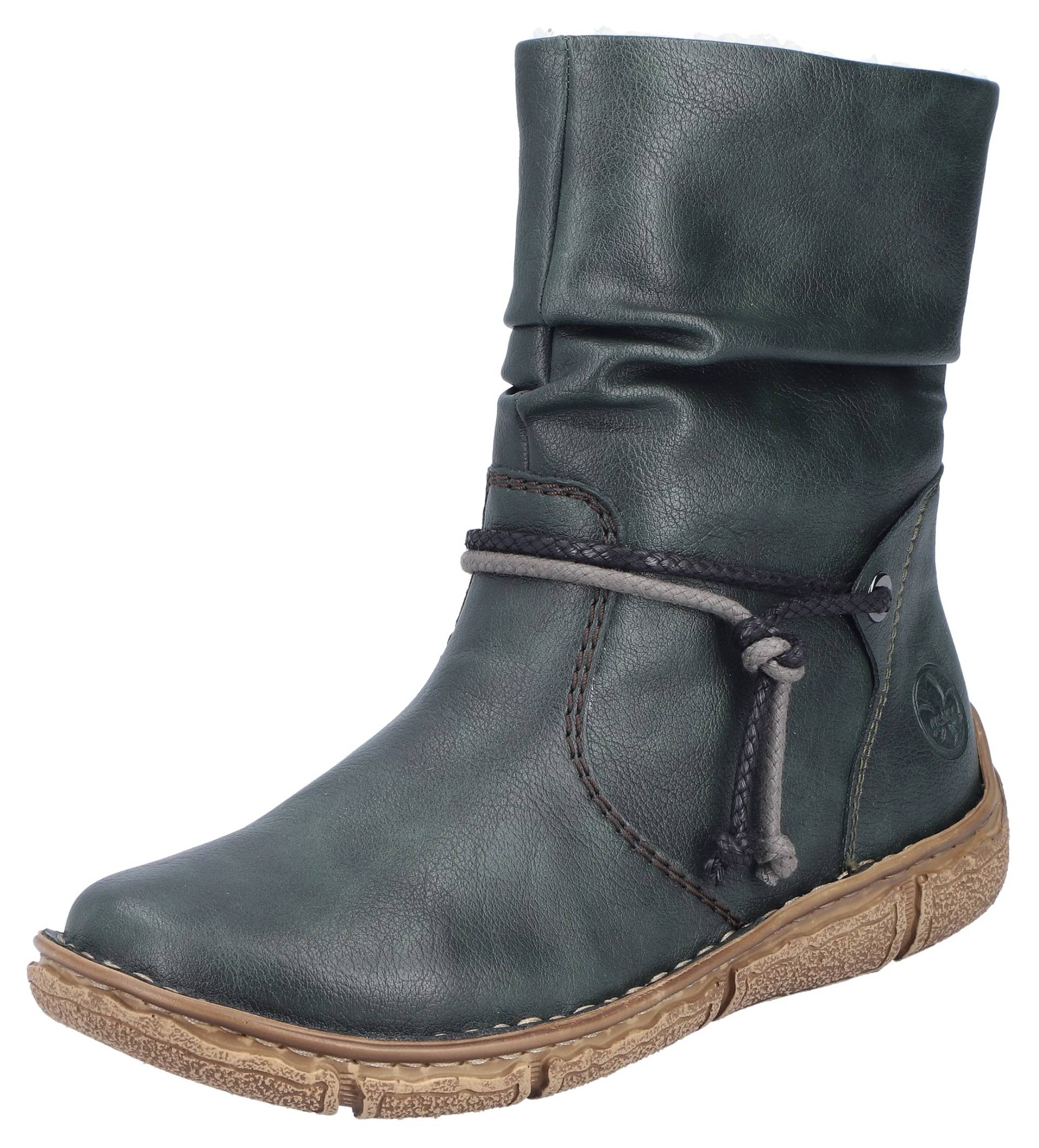 Rieker Winterboots, Winterstiefelette, slouchy Schaft, Reissverschluss, mit Warmfutter von Rieker