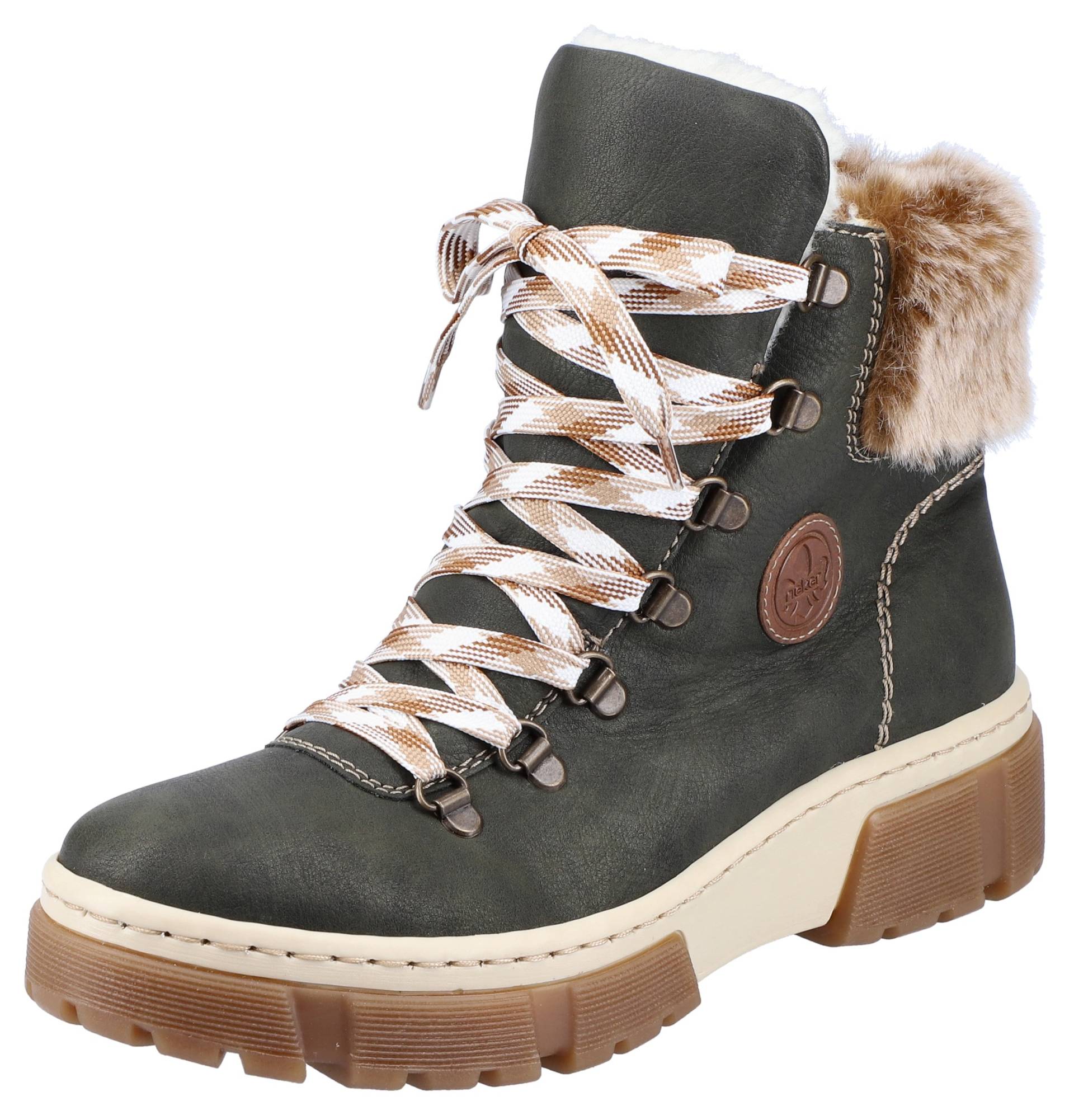 Rieker Winterboots, mit gestepptem Schaftrand von Rieker