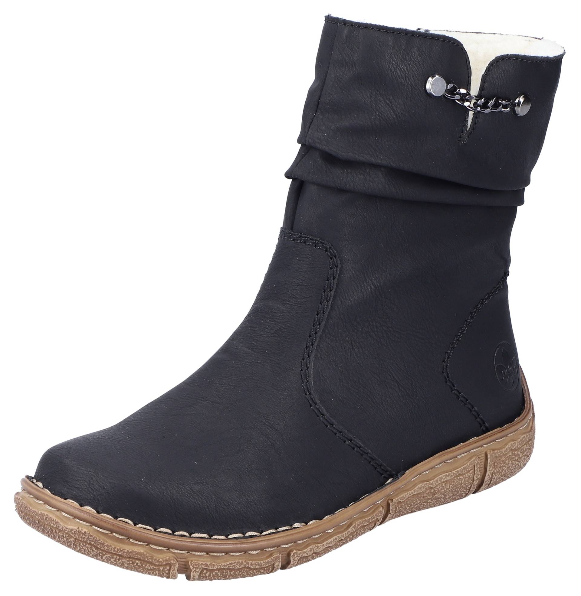Rieker Winterboots, mit kontrastfarbener Rahmennaht Rieker Winterboots, mit kontrastfarbener Rahmennaht von Rieker