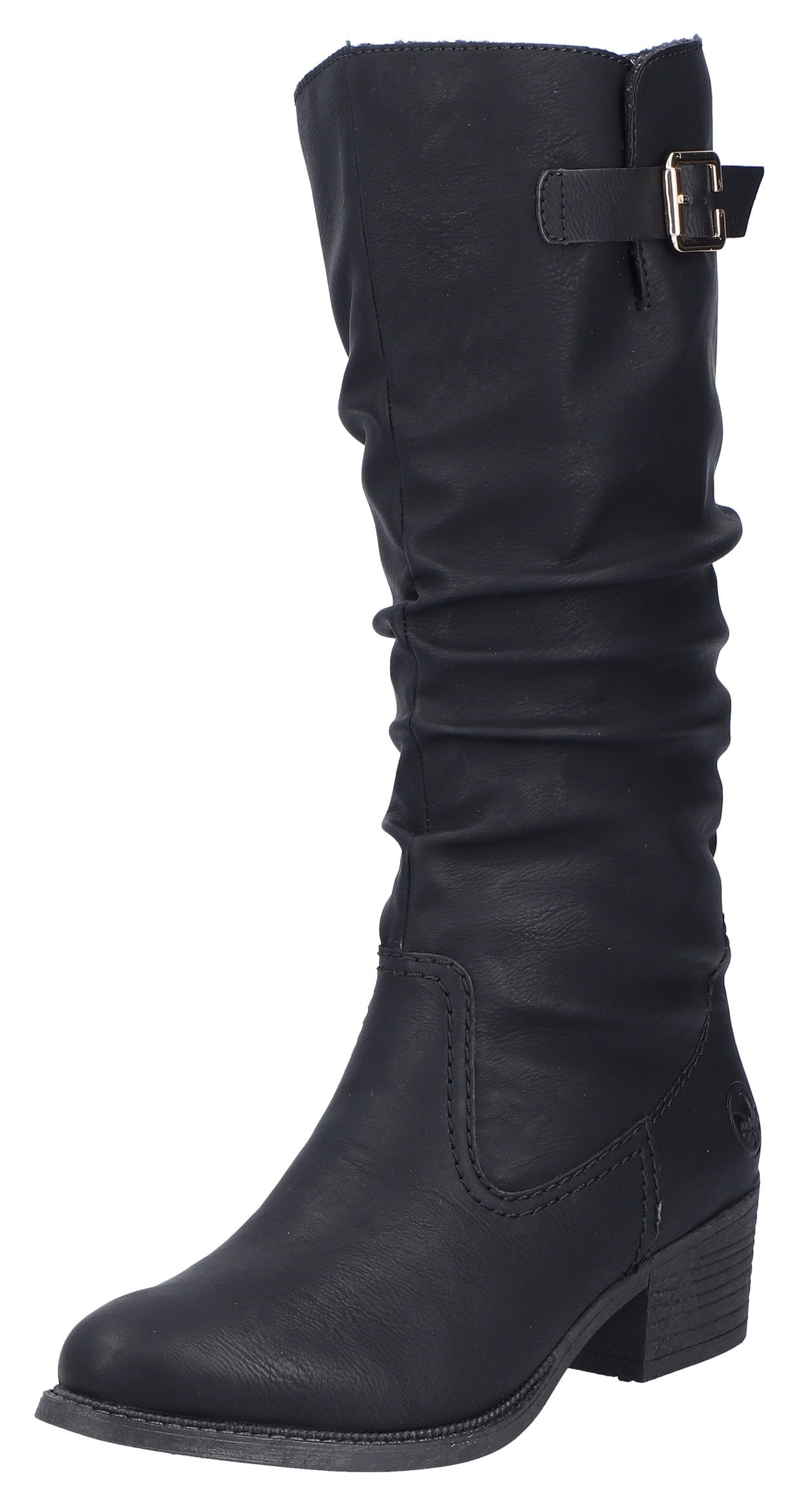 Rieker Winterstiefel, Langschaftstiefel, Blockabsatz, Innenreissverschluss, slouchy Schaft von Rieker