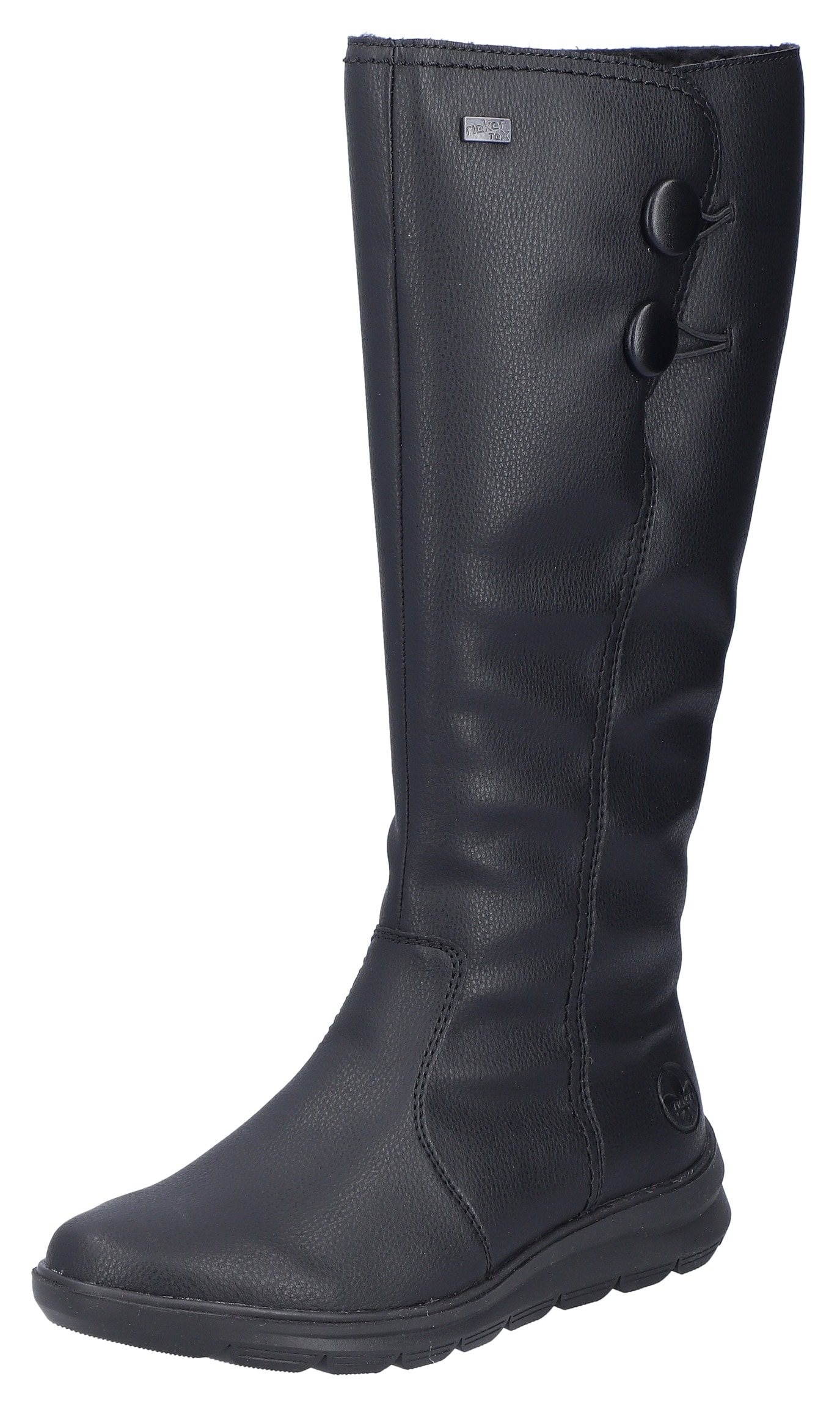Rieker Winterstiefel, Langschaftstiefel, Keilabsatz, mit Warmfutter und Reissverschluss Rieker Winterstiefel, Langschaftstiefel, Keilabsatz, mit Warmfutter und Reissverschluss von Rieker