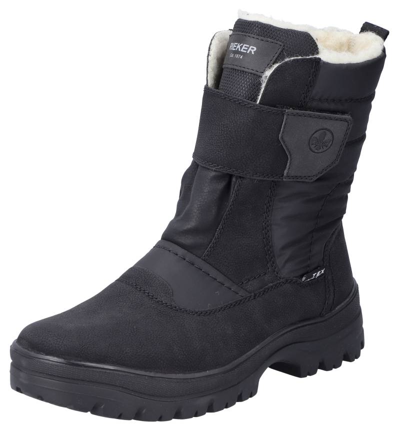 Rieker Winterstiefel, Klettboots mit Lammwollfutter, Flip Grip-Laufsohle und TEX-Membran von Rieker