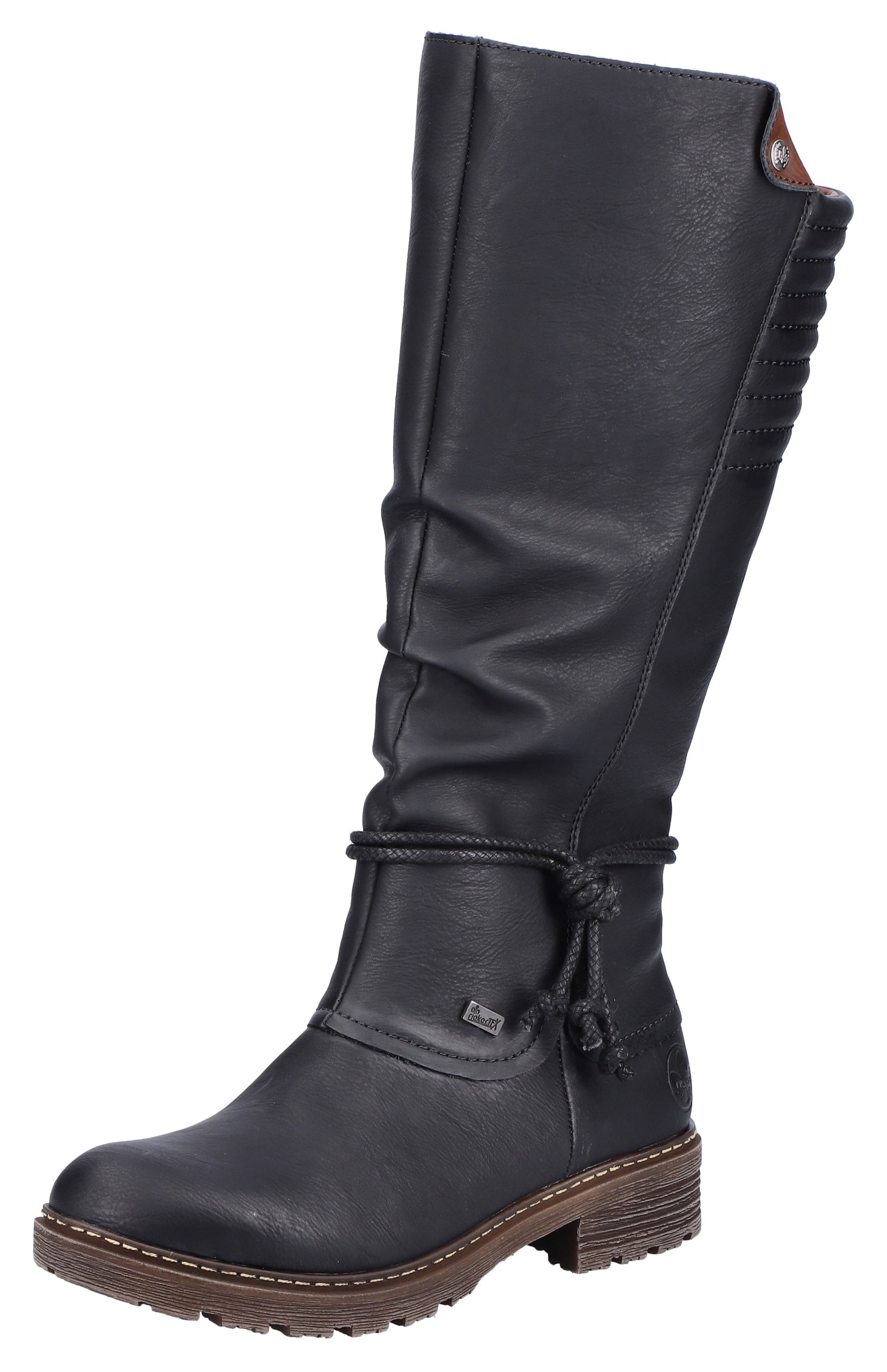 Rieker Winterstiefel, Langschaftstiefel, Blockabsatz, mit Rieker-TEX-Membran von Rieker