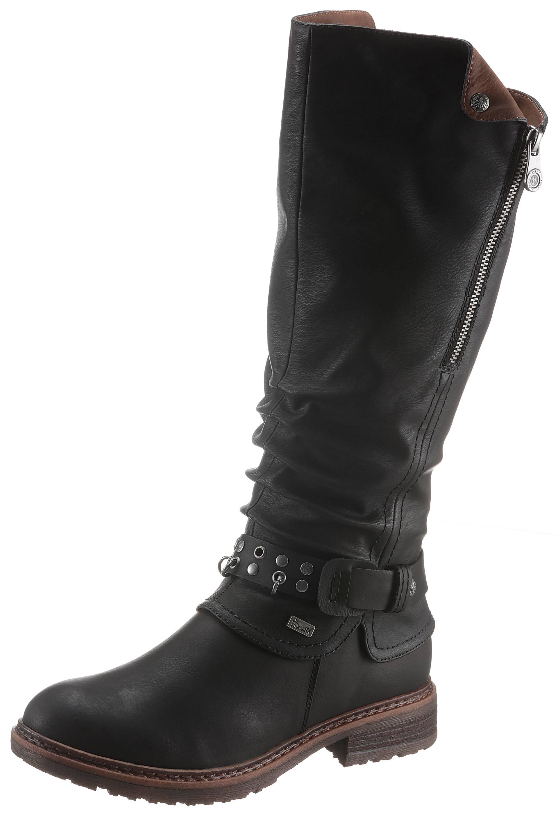 Rieker Winterstiefel, Winterboots, Blockabsatz, mit TEX-Membran, Varioschaft von Rieker