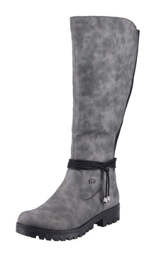 Rieker Winterstiefel, Langschaftstiefel, Stretch, Reissverschluss, mit Warmfutter von Rieker