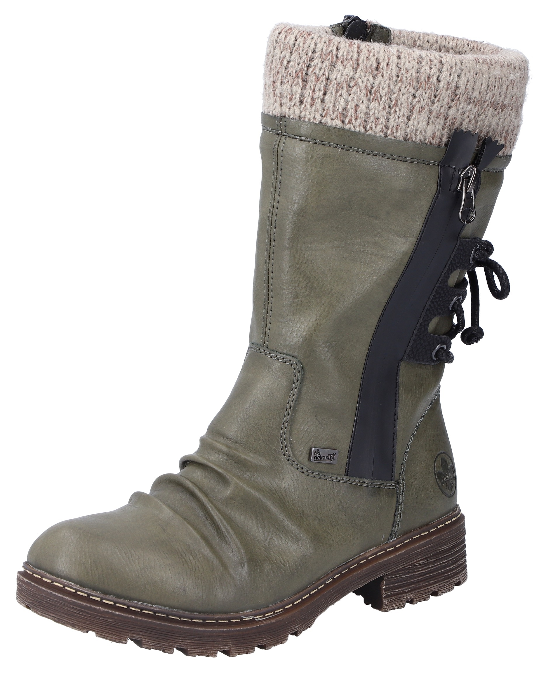 Rieker Winterstiefel, mit Zierschnürung am Schaft Rieker Winterstiefel, mit Zierschnürung am Schaft von Rieker