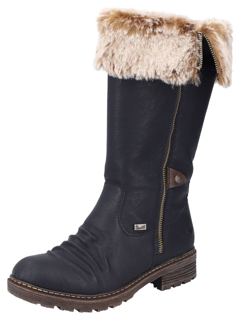 Rieker Winterstiefel, Winterboots, Blockabsatz, wasserabweisende riekerTEX-Membran von Rieker