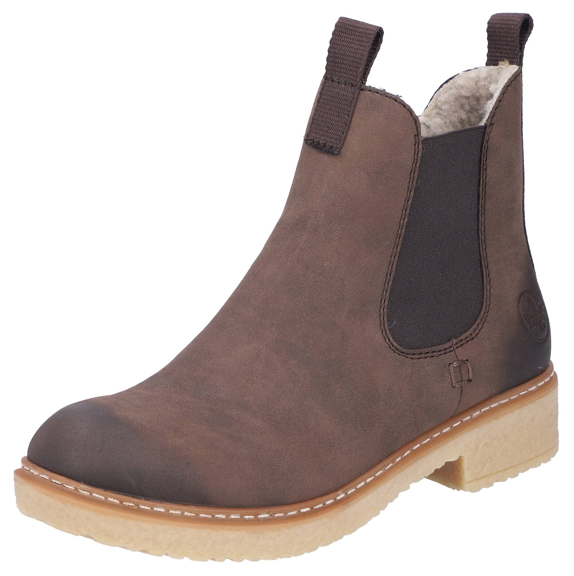 Rieker Winterstiefelette, Chelseaboots, Used-Look, mit Innenreissverschluss und Stretcheinsatz Rieker Winterstiefelette, Chelseaboots, Used-Look, mit Innenreissverschluss und Stretcheinsatz von Rieker
