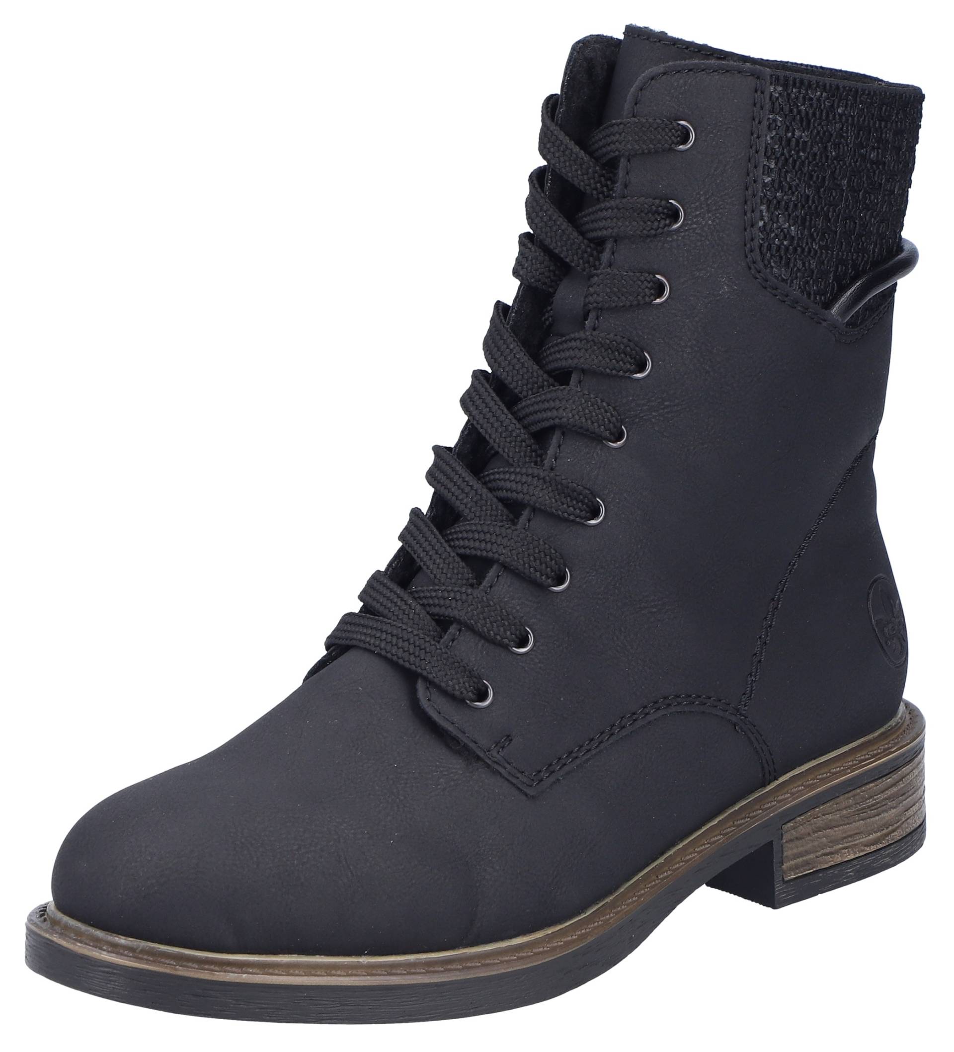 Rieker Winterstiefelette, Schnürboots, Schnürstiefelette, Blockabsatz, mit Warmfutter Rieker Winterstiefelette, Schnürboots, Schnürstiefelette, Blockabsatz, mit Warmfutter von Rieker
