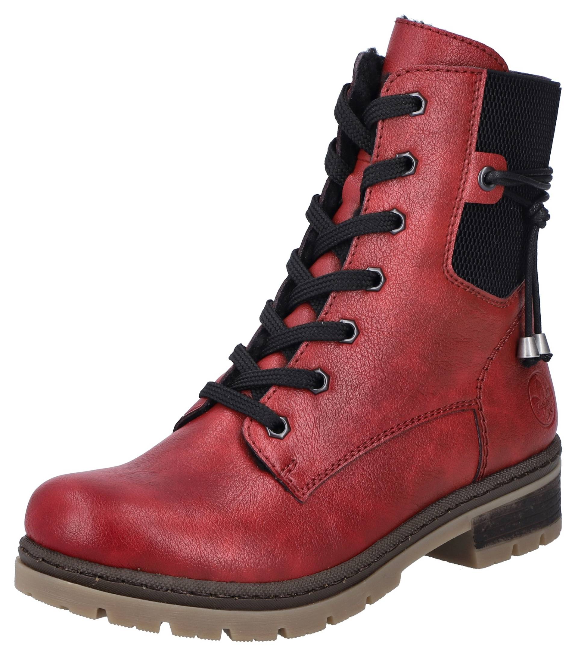 Rieker Winterstiefelette, Schnürboots, Stiefelette, Blockabsatz, mit Warmfutter Rieker Winterstiefelette, Schnürboots, Stiefelette, Blockabsatz, mit Warmfutter von Rieker
