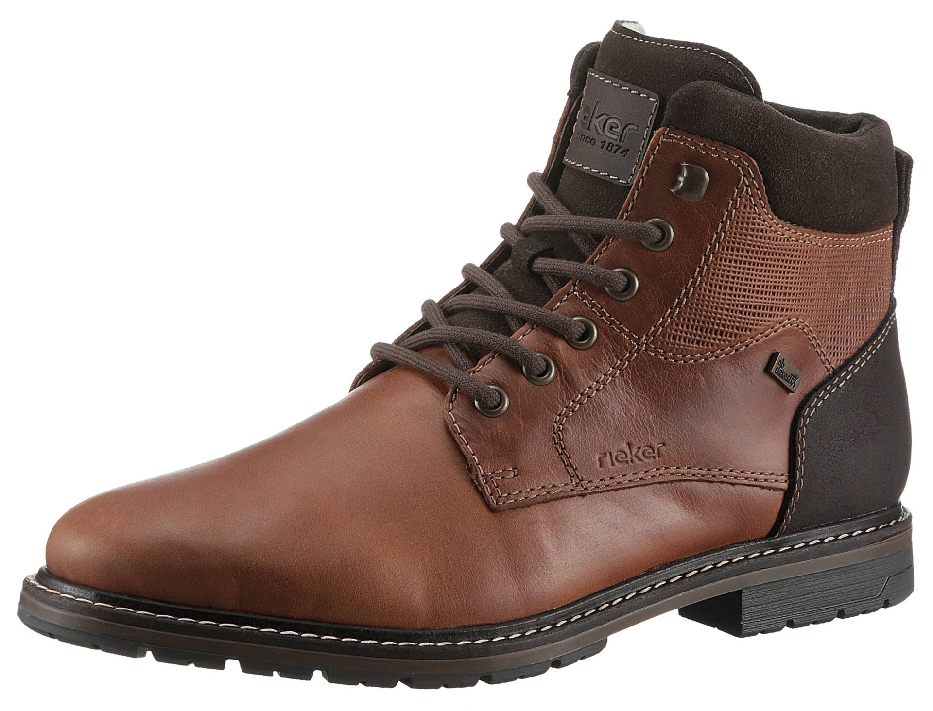 Rieker Winterstiefelette, Schnürstiefel, Business Schuh mit wasserabweisender TEX-Membran von Rieker