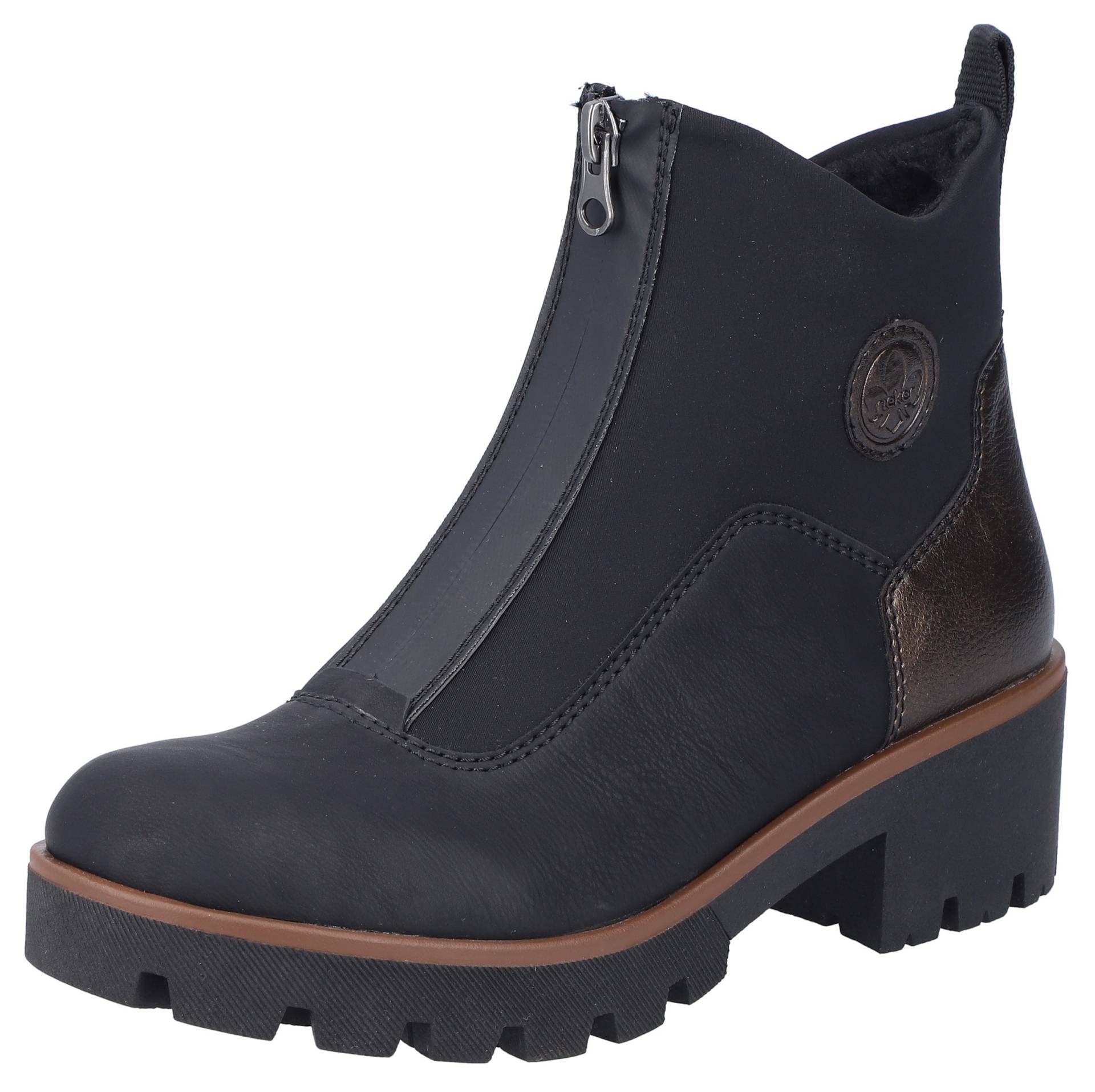 Rieker Winterstiefelette, Winterboots, Ankleboots, Stiefelette, Plateausohle, mit Warmfutter von Rieker