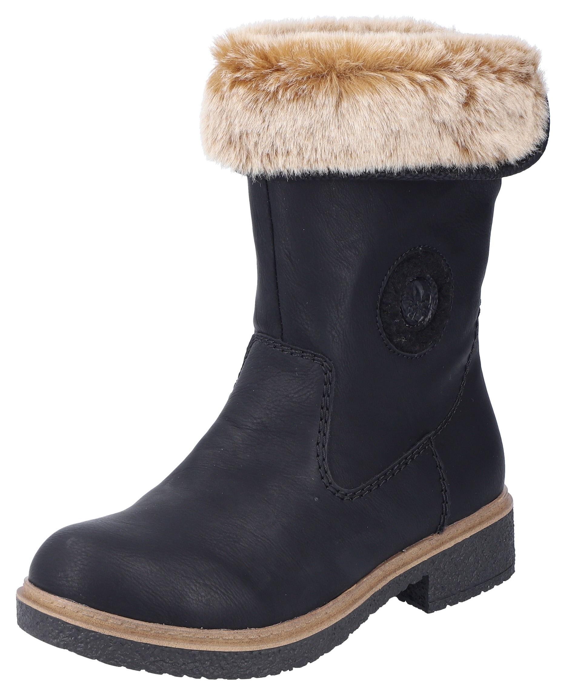 Rieker Winterstiefelette, Winterboots, Warmfutter, Blockabsatz, mit Innenreissverschluss von Rieker